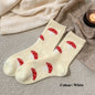 Gohobi Cozy Fleece-Lined Mushroom Socks
