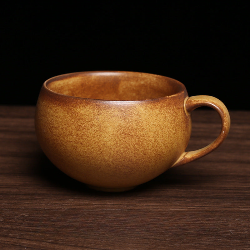 Gohobi Japanese Handmade Coffee Cup with Saucer 007