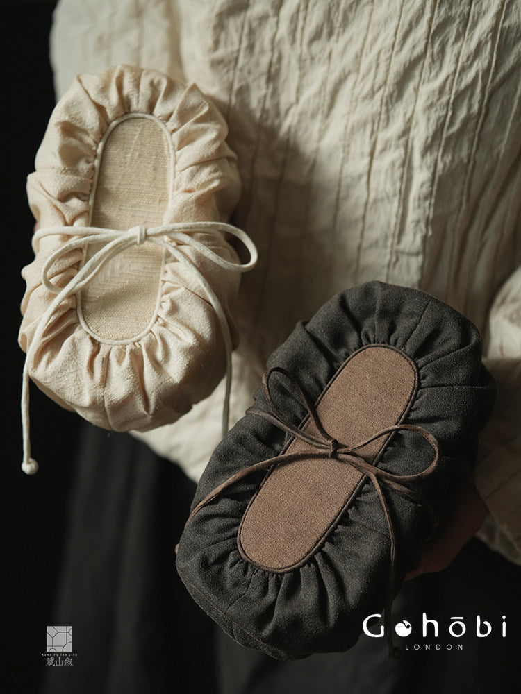 [賦山敘 x Gohobi] Gohobi Xiangyun Silk Tea Bag – Travel Teacup Set Storage Pouch Portable Tea Case