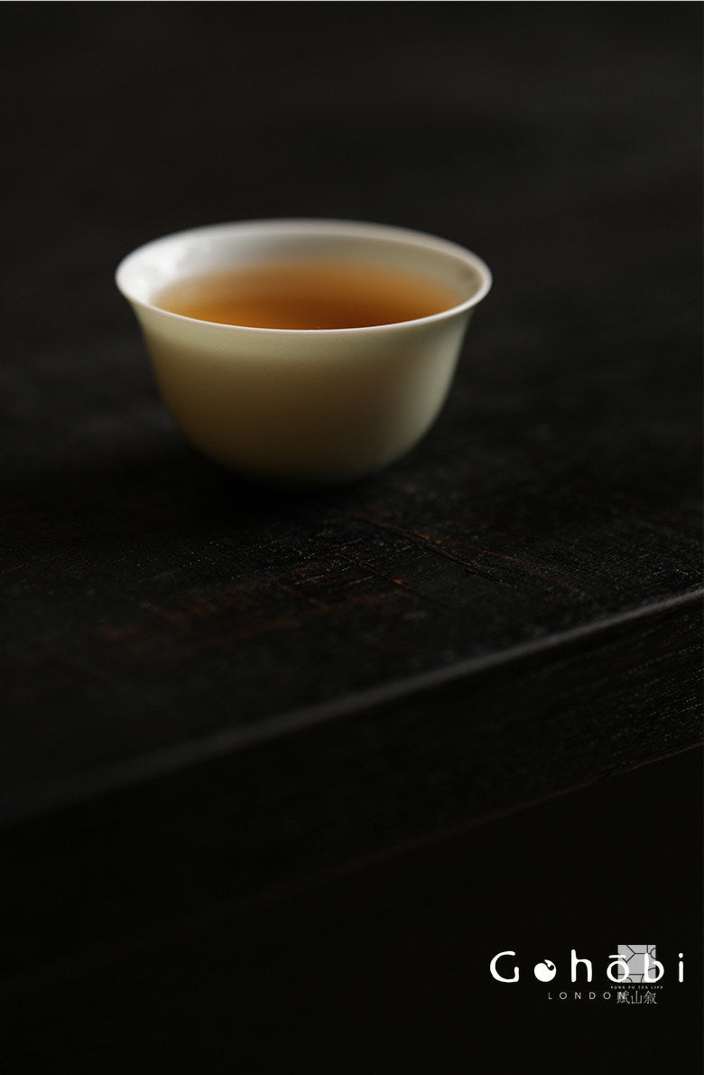 [賦山敘 x Gohobi] Gohobi 60ml Gongfu Tea Cup – Ceramic Tea Tasting Guest Cup for Kung Fu Tea Set