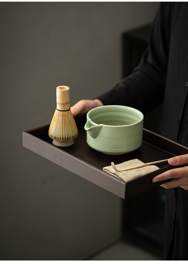 Gohobi Colourful Ceramic Bowl Matcha Set