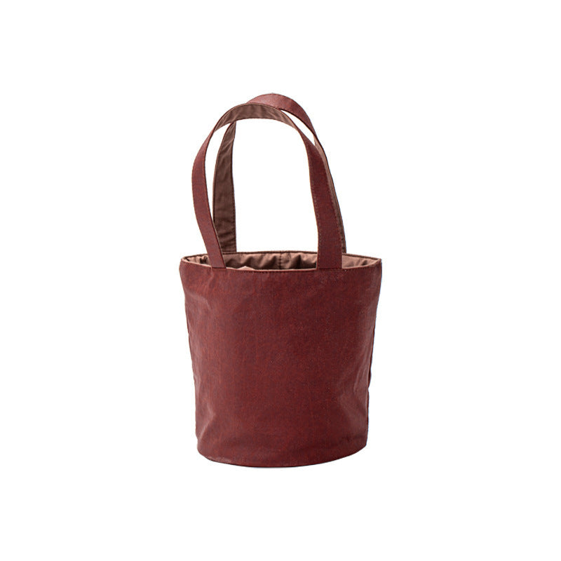 Gohobi Xiangyun Silk Tote Bag – Handmade Retro Bucket Handbag