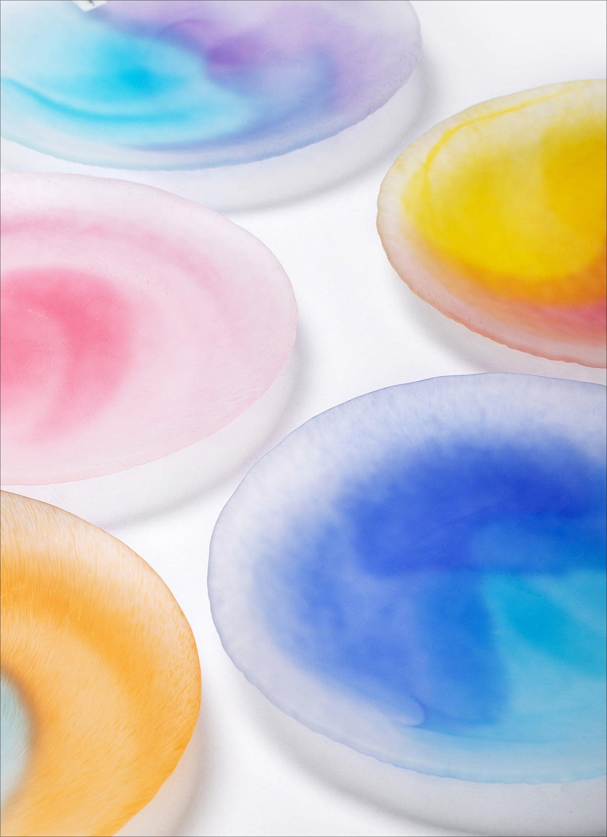 Gohobi Japanese Colourful Monet Plate [Made In Japan]