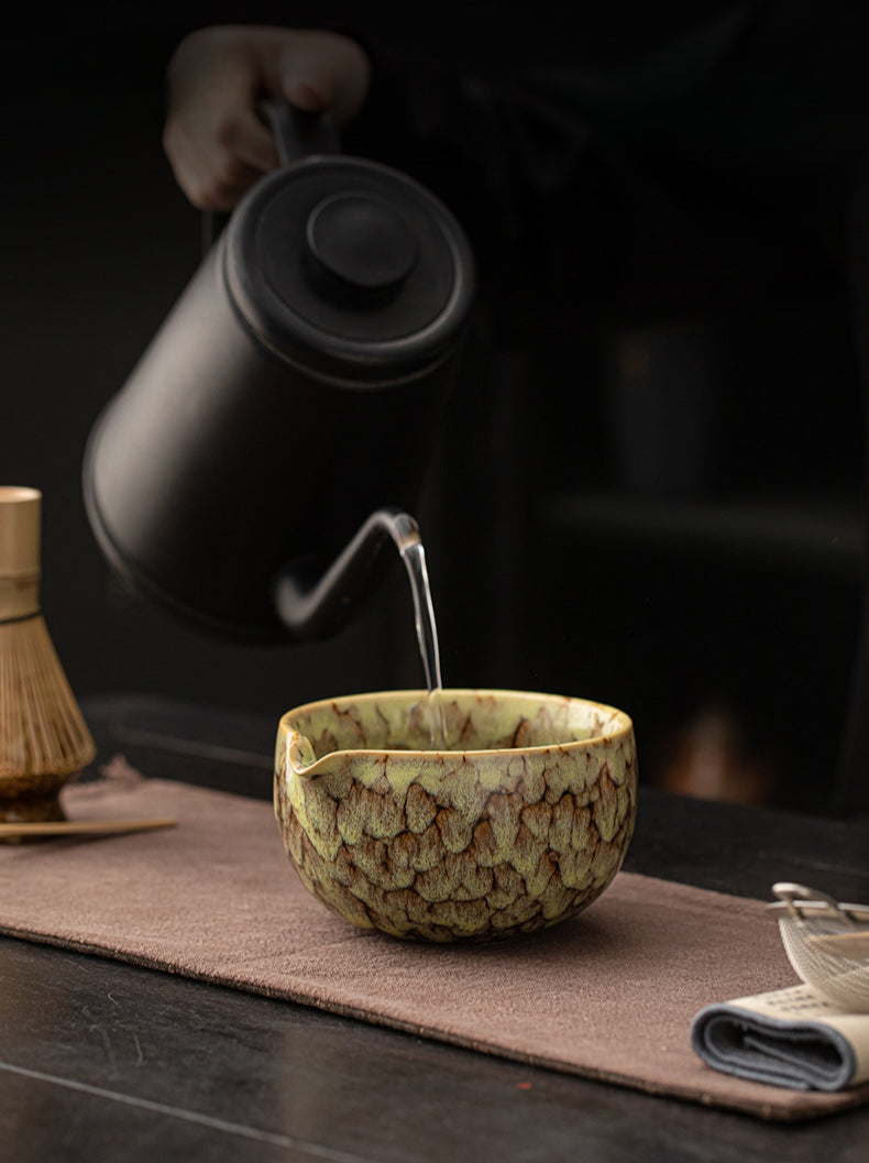 Gohobi Ceramic Matcha Set 038 Flow Glaze