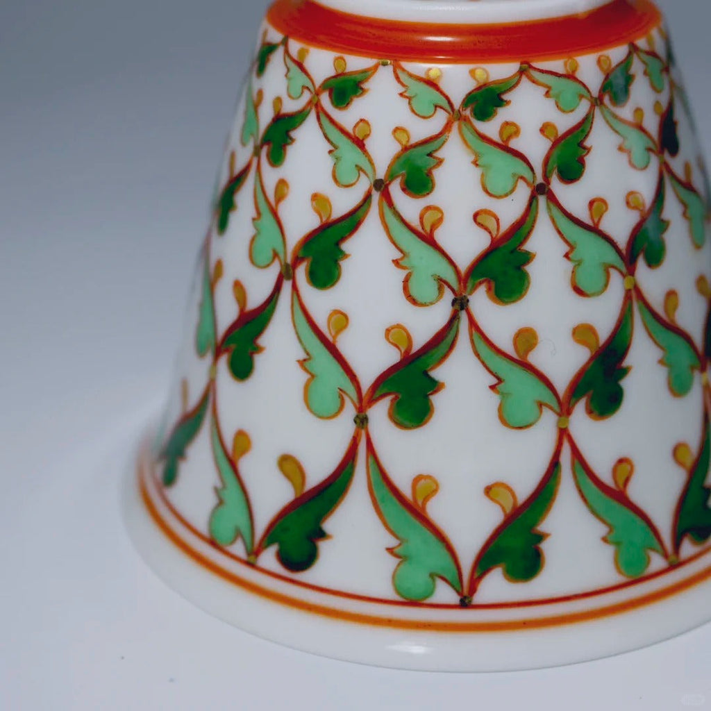 [清和堂 x Gohobi Gallery] Hand-painted Green Baoxiang Flower Gaiwan Teapot
