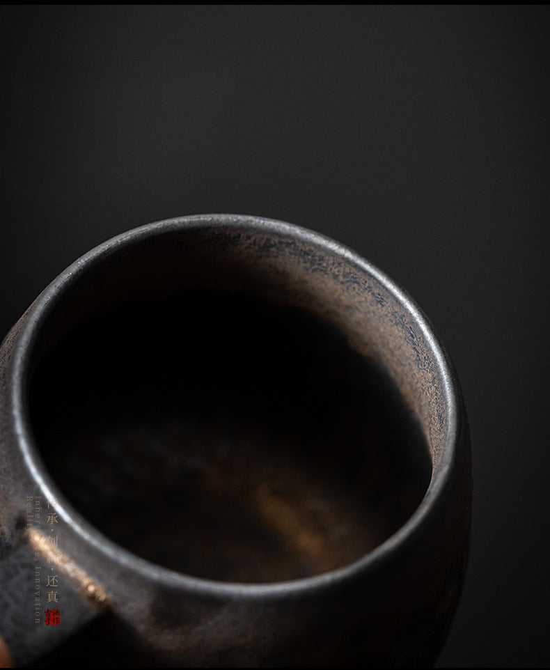 Gohobi Handmade Metallic Glaze Ceramic Mug (280-300ml)