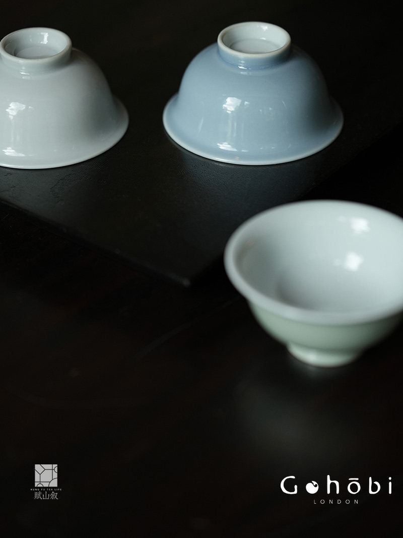 [賦山敘 x Gohobi] Gohobi Jingdezhen High-Temperature Glaze Teacup – Solid Color Gongfu Tea Master Cup