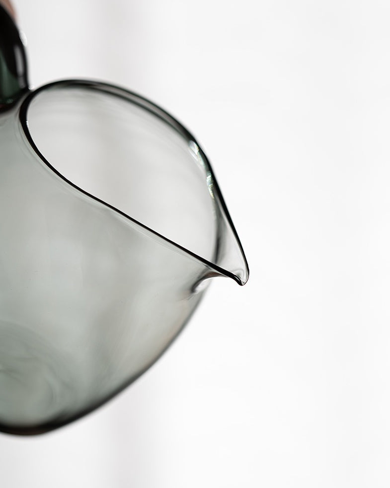 Gohobi Handmade Colourful Handle Glass Pitcher