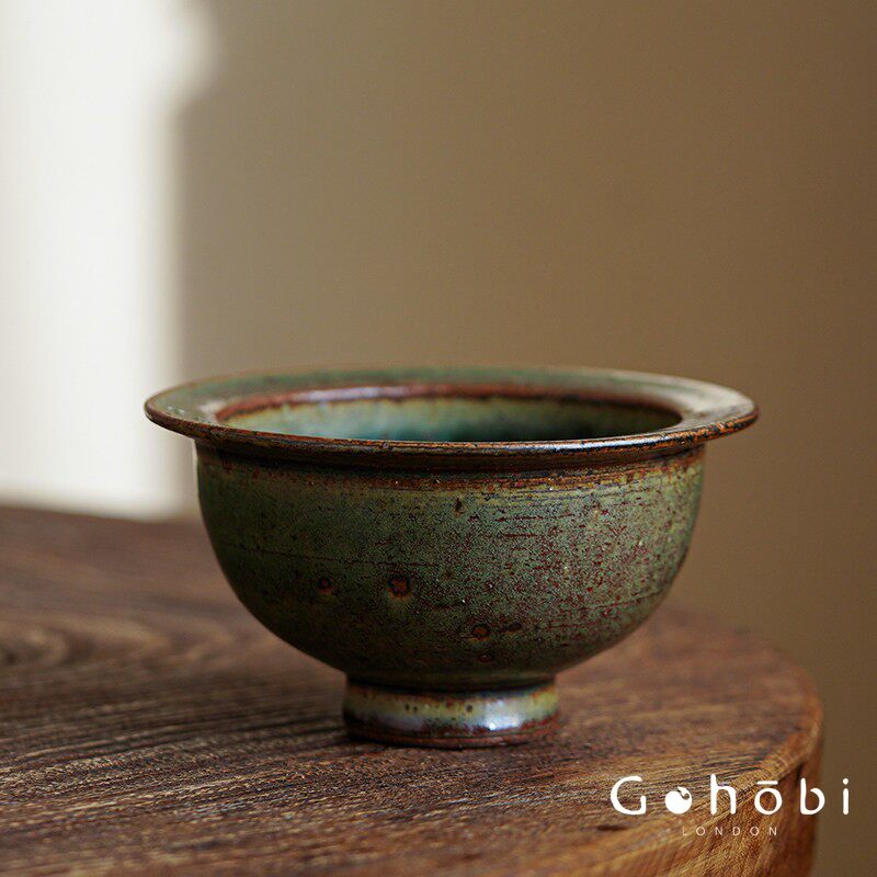 Gohobi Japanese Ikebana Mini Ceramic Vase – Jingdezhen Wabi-Sabi Hydroponic Plant Vessel