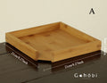 Gohobi Bamboo Pu’er Tea Tray – Multi-Layer Drawer Style Gongfu Tea Tray