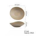 Gohobi Japanese Ceramic Irregular Salad Bowl