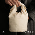 [賦山敘 x Gohobi] Gohobi Woven Flax Travel Tea Bag – Portable Teapot and Teacup Storage Pouch
