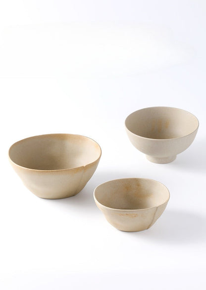 Gohobi Vintage Rustic Ceramic Ramen Bowl