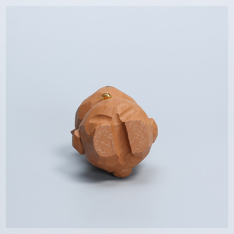 Gohobi Handcrafted Wooden Bear Ornament