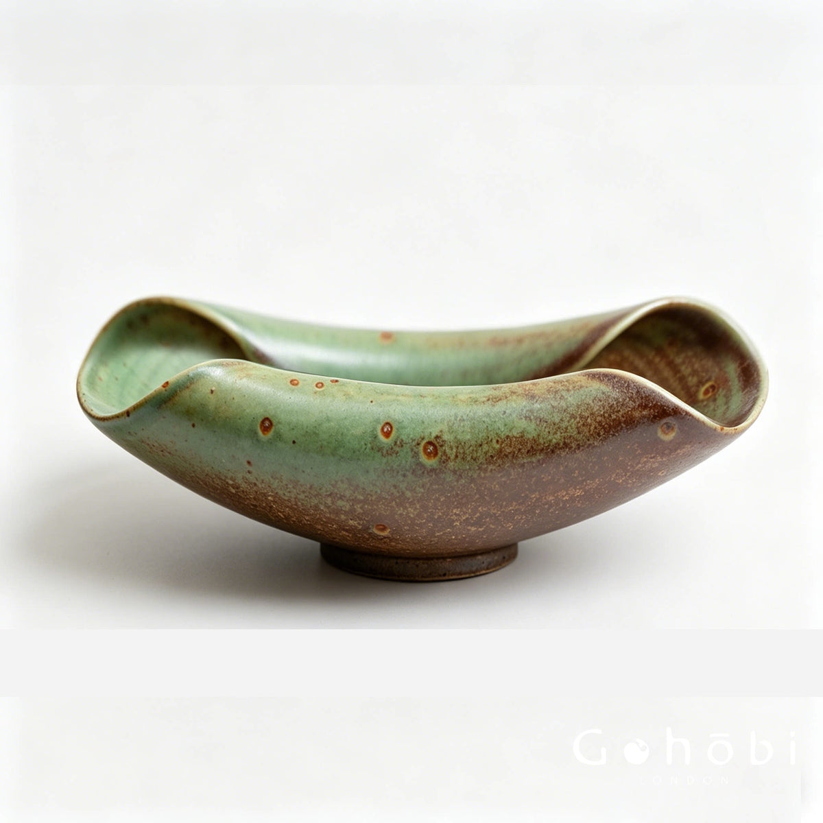 Gohobi Japanese Ikebana Ceramic Vase – Jingdezhen Medieval Style Large Flower Arrangement Vessel