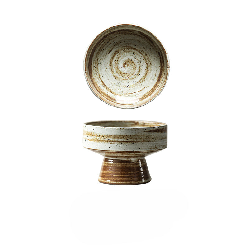 Gohobi Handmade Ceramic Raised Stand Bowl
