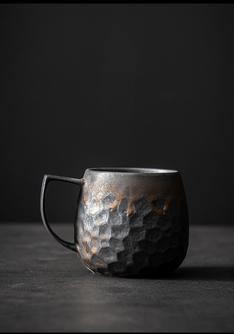 Gohobi Handmade Metallic Glaze Ceramic Mug (280-300ml)
