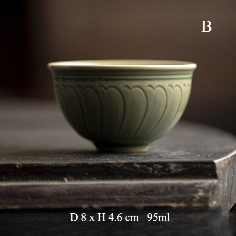 Gohobi Yaozhou Kiln Green Tea Cup