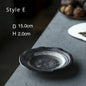 Gohobi Handmade Silver Brushing Black Serving Tray Teapot Tray Plate