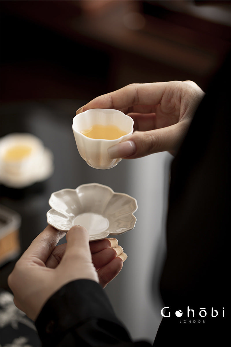 Gohobi Ceramic Coaster – Heat Insulation Tea Cup Holder