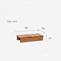 Gohobi Handmade Solid Wood Tatami Floor Platform – Japanese Style Red Oak & Black Walnut Bay Window Seating | FSC Certified Furniture