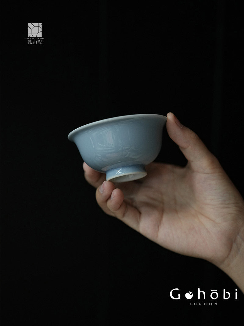 [賦山敘 x Gohobi] Gohobi Jingdezhen High-Temperature Glaze Teacup – Solid Color Gongfu Tea Master Cup