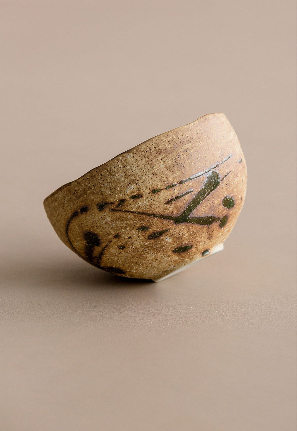 Gohobi Japanese Minoyaki Coarse Pottery Rice Bowl – Wabi Sabi Handmade Soup Bowl | Made in Japan