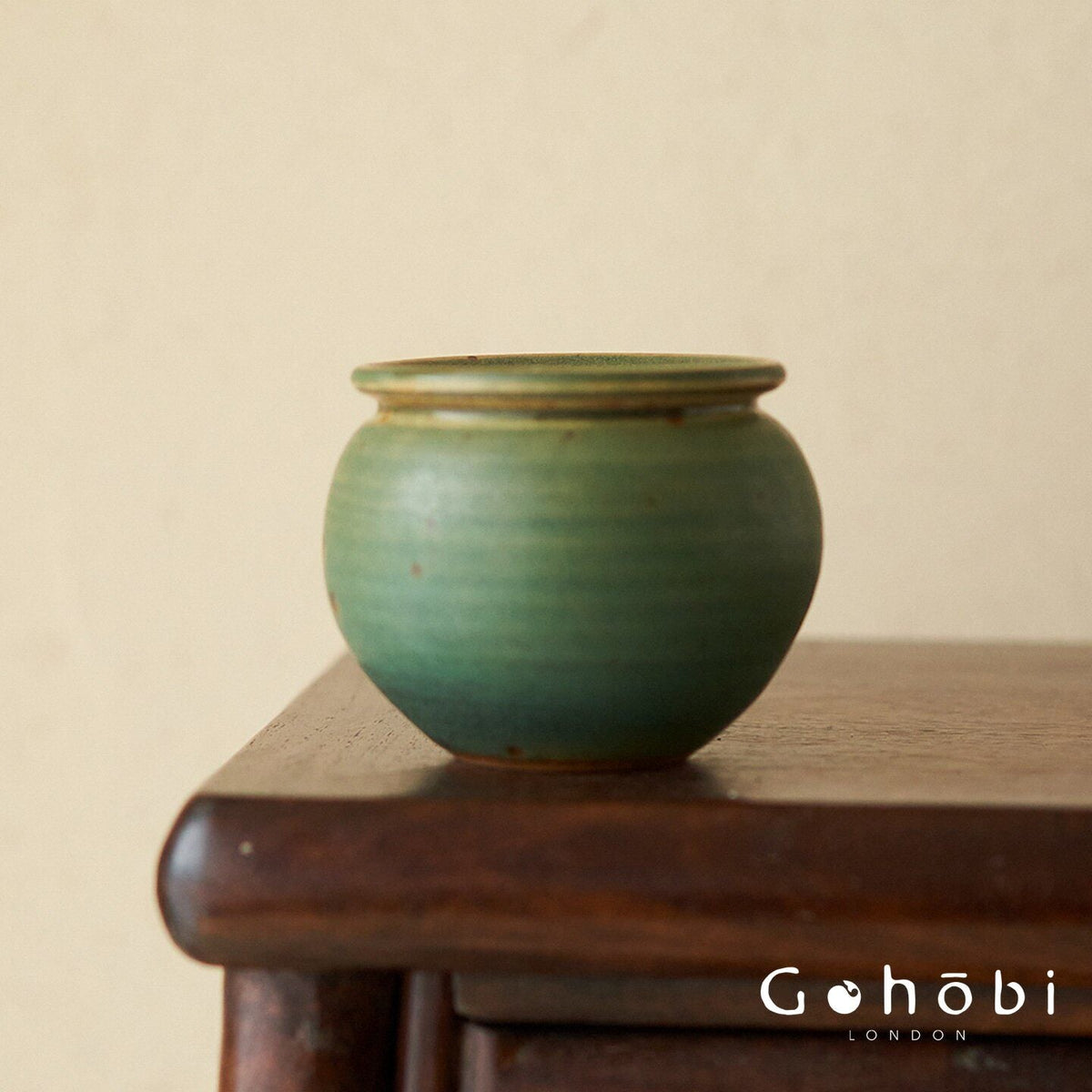 Gohobi Japanese Ikebana Mini Ceramic Vase – Jingdezhen Wabi-Sabi Desktop Flower Vase