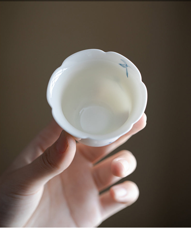 Gohobi Hand-Painted Orchid Aroma Cup