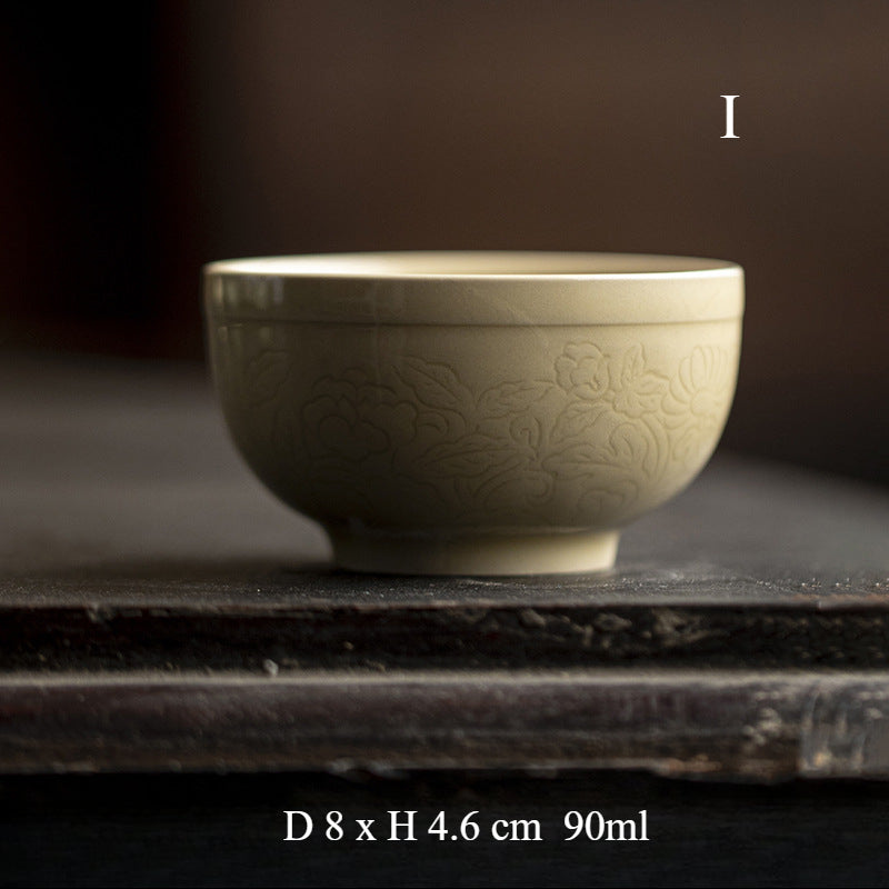 Gohobi Yaozhou Kiln Green Tea Cup