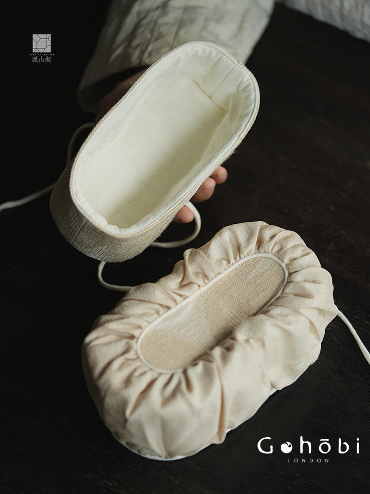 [賦山敘 x Gohobi] Gohobi Xiangyun Silk Tea Bag – Travel Teacup Set Storage Pouch Portable Tea Case