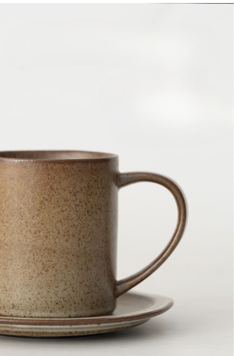 Gohobi Japanese Handmade Coffee Cup with Saucer 008
