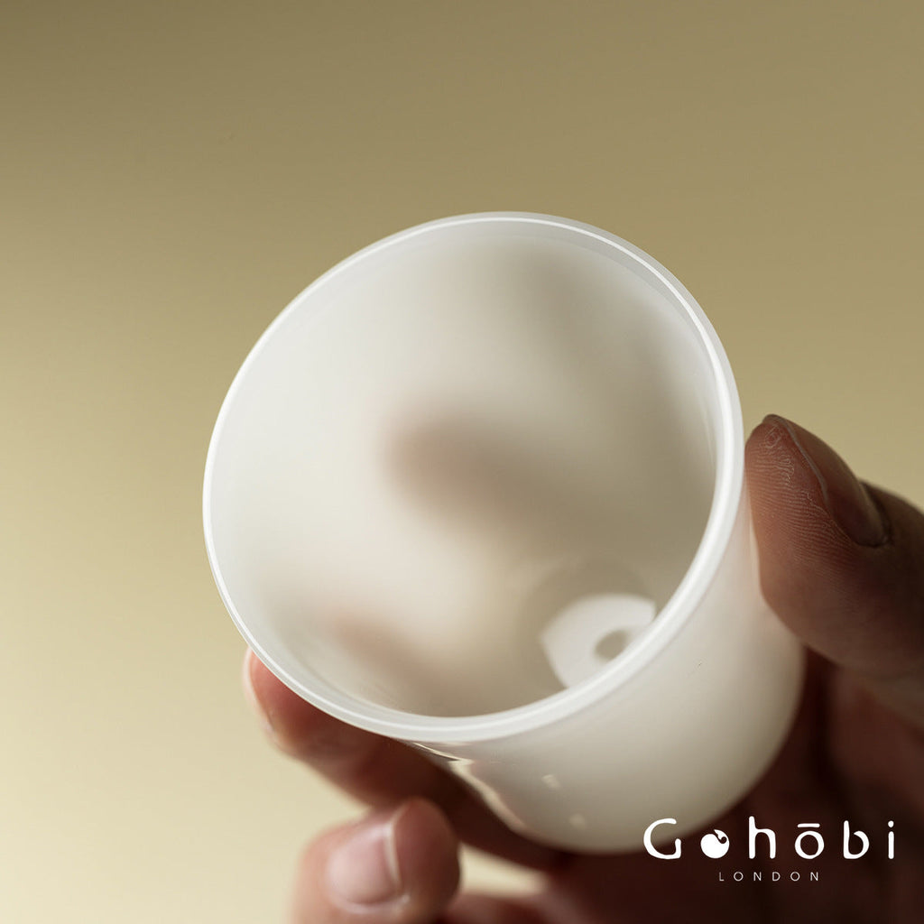 Gohobi Ice Jade Porcelain Teacup – Dehua White Porcelain Gongfu Master Cup