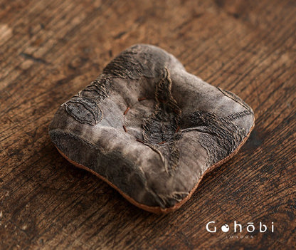 Gohobi Fragrant Cloud Silk Tea Coaster – Handmade Fabric Tea Mat for Gongfu Tea Set