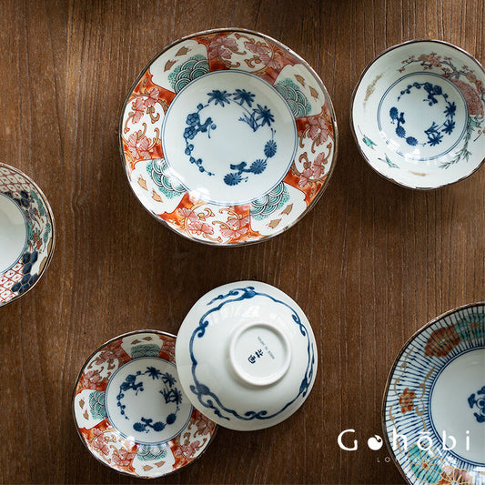 Gohobi Handmade Japanese Minoyaki Traditional Ceramic Plate [Made in Japan]