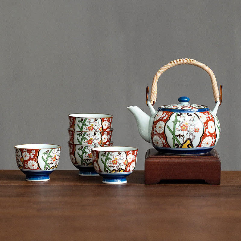 Gohobi Japanese Ancient Imari Tea Set [Made In Japan]