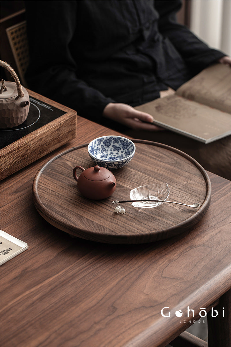 Gohobi Crystal Glass Leaf Tea Holder – Zen Leaf Tea Lotus Presentation Dish