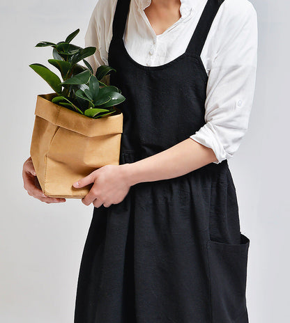 Gohobi Korean Cotton-Linen Artisan Apron