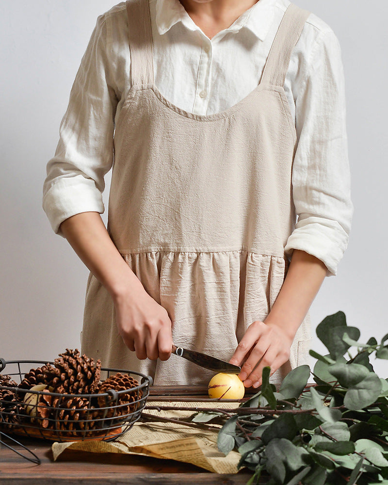 Gohobi Korean Cotton-Linen Artisan Apron