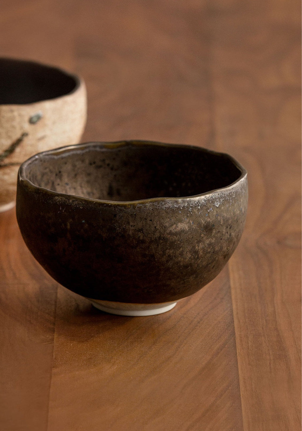 Gohobi Japanese Minoyaki Coarse Pottery Rice Bowl – Wabi Sabi Handmade Soup Bowl | Made in Japan