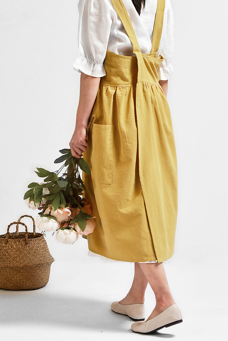 Gohobi Korean Cotton-Linen Artisan Apron
