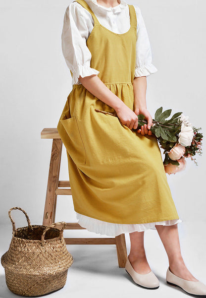 Gohobi Korean Cotton-Linen Artisan Apron