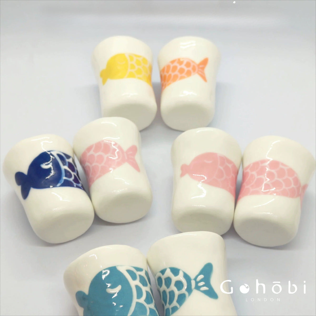 Gohobi x Little Diary Hand-Painted Fish Ceramic Coffee Cup