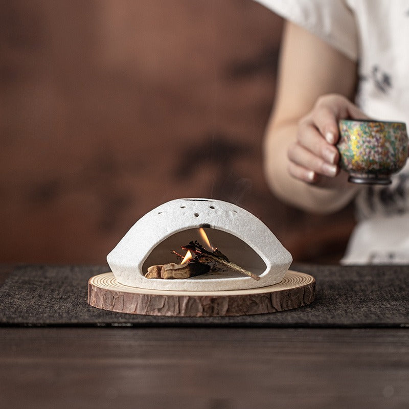 Gohobi Little Planet Ceramic Aromatherapy Fireplace Burner