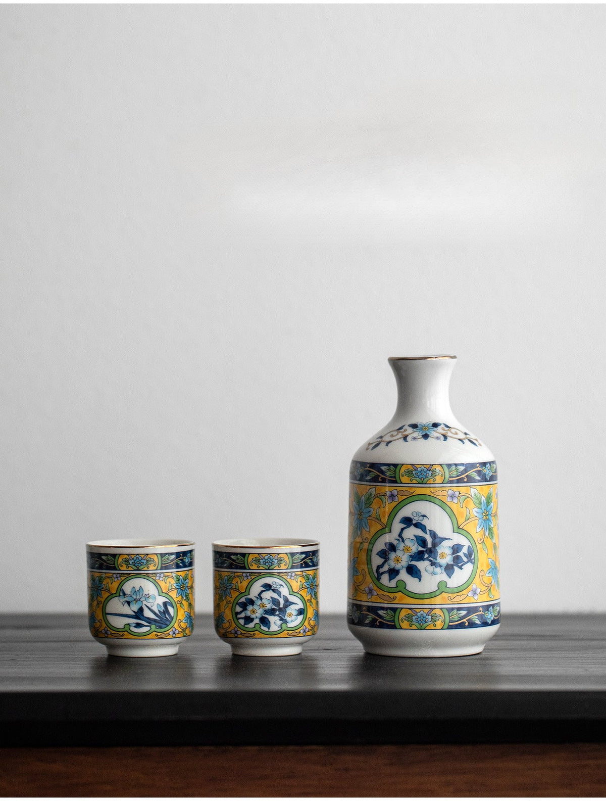 Gohobi Japanese Hasama Burnt Ceramic Hip Flask Set Tea Set Sake Set [Made In Japan]