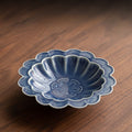 Gohobi Traditional Japanese Glazed Fruit Nuts Small Plate - Chrysanthemum 001