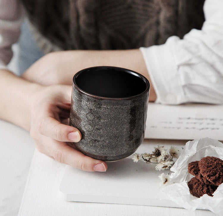 Gohobi Japanese-Style Kiln-Change Ceramic Tea Cup