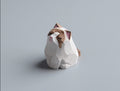 Gohobi Handcrafted Wooden Siamese Cat Ornament
