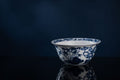 [清本源 x Gohobi Gallery] Blue-and-White Moonflower Pattern with Pine, Bamboo, and Plum Blossom Wash Basin