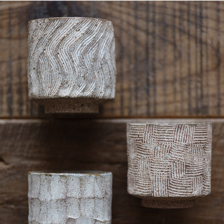 Gohobi Handmade Retro Wabi Sabi Tea Cup